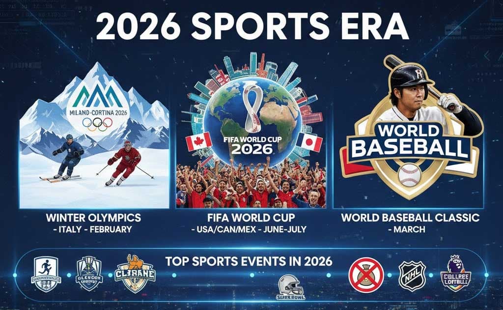2026 స్పోర్ట్స్ యుగం: వింటర్ ఒలింపిక్స్, వరల్డ్ కప్, వరల్డ్ బేస్‌బాల్ క్లాసిక్... ఒకేసారి మూడు మెగా ఈవెంట్స్!