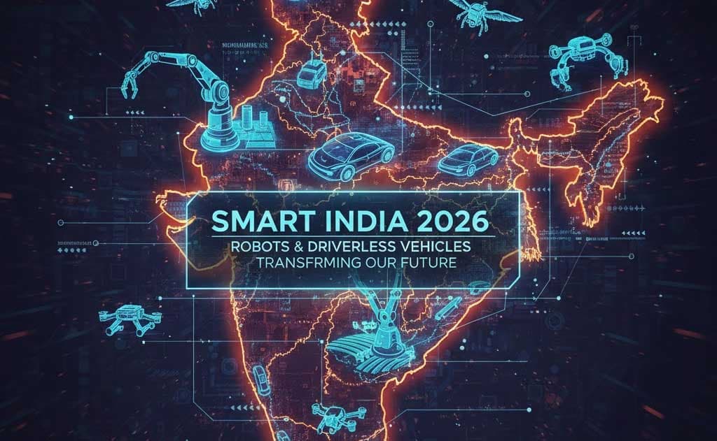 స్మార్ట్ ఇండియా 2026: రోబోట్స్, డ్రైవర్ లేని వాహనాలు – మన భవిష్యత్తు ఎలా మారుతుంది?