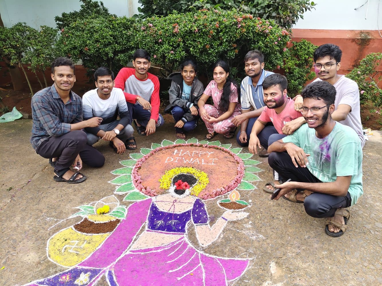 Vinayaka Chavithi mandapam decoration + muggulu rangoli design ideas 2026 | వినాయక చవితి అలంకరణ + ముగ్గులు