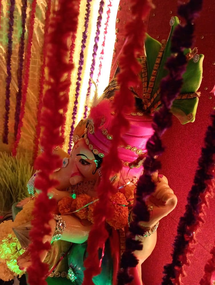 Vinayaka Chavithi puja altar with 16 upacharas | షోడశోపచార పూజా విధానం